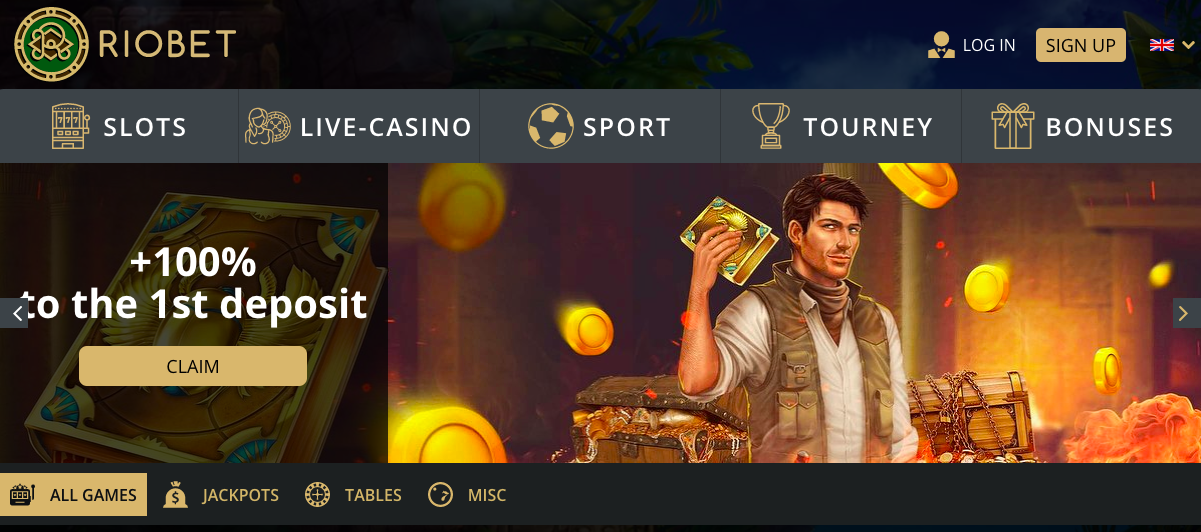 Table games on the Riobet casino site